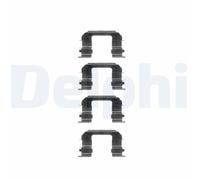 DELPHI LX0349 Kit accessori, Pastiglia freno per CHEVROLET,DAEWOO