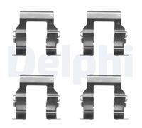DELPHI LX0367 Kit accessori, Pastiglia freno per MITSUBISHI