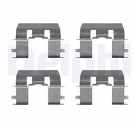 DELPHI LX0368 Kit accessori, Pastiglia freno per HONDA