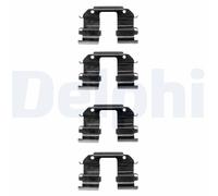 DELPHI LX0372 Kit accessori, Pastiglia freno per CHANGAN,CHERY,CHEVROLET,DAEWOO