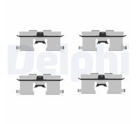 DELPHI LX0407 Kit accessori, Pastiglia freno per CHEVROLET,DAEWOO