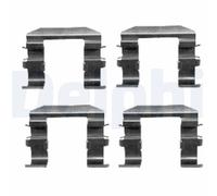 DELPHI LX0417 Kit accessori, Pastiglia freno per HYUNDAI,KIA,VOLVO