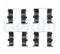 DELPHI LX0418 Kit accessori, Pastiglia freno per KIA