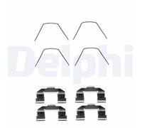 DELPHI LX0421 Kit accessori, Pastiglia freno per MAZDA