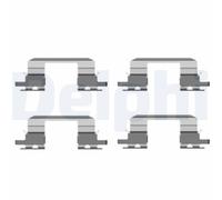 DELPHI LX0431 Kit accessori, Pastiglia freno per SUBARU