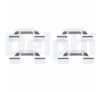 DELPHI LX0438 Kit accessori, Pastiglia freno per AUDI,SEAT,SKODA,VW