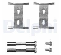 DELPHI LX0449 Kit accessori, Pastiglia freno per AUDI,PORSCHE,VOLVO,VW