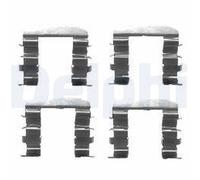 DELPHI LX0461 Kit accessori, Pastiglia freno per HYUNDAI,KIA,OPEL