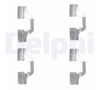 DELPHI LX0492 Kit accessori, Pastiglia freno per RENAULT