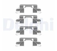 DELPHI LX0528 Kit accessori, Pastiglia freno per MITSUBISHI,NISSAN