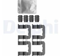 DELPHI LX0623 Kit accessori, Pastiglia freno per HYUNDAI