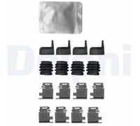 DELPHI LX0639 Kit accessori, Pastiglia freno per NISSAN,OPEL,RENAULT,VAUXHALL