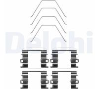 DELPHI LX0669 Kit accessori, Pastiglia freno per FORD,KIA