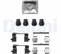 DELPHI LX0697 Kit accessori, Pastiglia freno per DS,MAZDA
