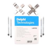 DELPHI LX0703 Kit accessori, pastiglia freno
