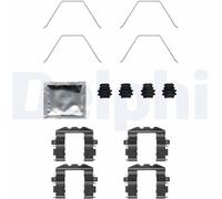 DELPHI LX0705 Kit accessori, Pastiglia freno per HYUNDAI,KIA,VOLVO