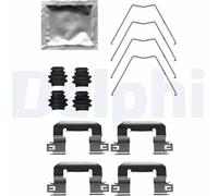 DELPHI LX0711 Kit accessori, Pastiglia freno per HYUNDAI,KIA,OPEL