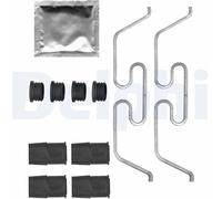 DELPHI LX0719 Kit accessori, Pastiglia freno per CITROËN,FIAT,JAGUAR,LAND ROVER,