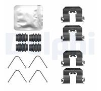 DELPHI LX0819 Kit accessori, Pastiglia freno per HYUNDAI,KIA