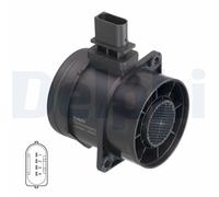 DELPHI Misuratore Massa D'Aria LMM per Mercedes-Benz CDI 3.0 Vito Bus 122