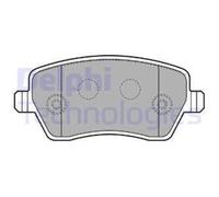 DELPHI Pastiglie Freni Anteriori per Suzuki Swift III Splash Opel Agila (B) Zoe