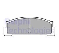 DELPHI Pastiglie Freni Posteriori per Fiat X 1/9 124 Lancia beta Montecarlo 131