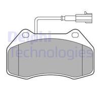 DELPHI Pastiglie Freno Bremsbelegsatz Frontale per Fiat Grande Punto