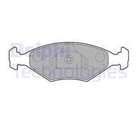 DELPHI Pastiglie Freno Bremsbelegsatz Frontale per Fiat Palio