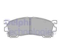 DELPHI Pastiglie Freno Bremsbelegsatz Frontale per Mazda Premacy 626 V Hatchback