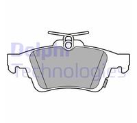 DELPHI Pastiglie Freno Bremsbelegsatz Posteriore Adatto A per Ford Focus III