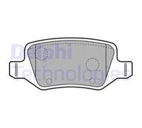 DELPHI Pastiglie Freno Bremsbelegsatz Posteriore per Mercedes-Benz Classe B