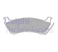 DELPHI Pastiglie Freno Bremsbelegsatz Posteriore per Mercedes Benz Classe M