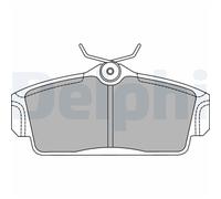 Delphi Pastiglie Freno Frontale per Nissan Almera