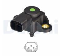 DELPHI PS20068-12B1 Sensore, Pressione collettore d'aspirazione per MERCEDES-BEN