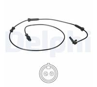 DELPHI Sensore ABS Contagiri Anteriore Destro per Fiat Brava I 182 182