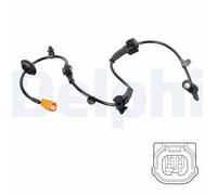 DELPHI Sensore ABS Contagiri Anteriore Sinistra per Honda Jazz II GD GE3 GE2