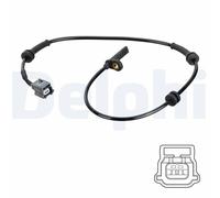 DELPHI Sensore ABS Sensore Contagiri Frontale per Nissan Qashqai II