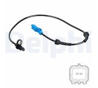 DELPHI Sensore ABS Sensore Contagiri Posteriore per Citroën C3 II C4 Cactus