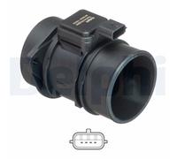 DELPHI Sensore Misuratore Massa Aria Adatto A per Nissan Qashqai + 2 I 1.6 DCI