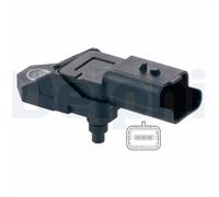 Delphi Sensore Pressione Collettore Aspirazione per Citroen Fiat Ford Land