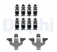 DELPHI Set Accessori Disco Freno per VW Touareg CR7 3.0 Tdi V8 Porsche