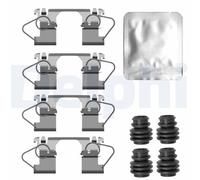 DELPHI Set Accessori Pastiglia Freno a Disco Ceppi Freno per Opel Crossland X 75