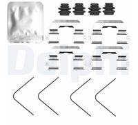 DELPHI Set Accessori Pastiglia Freno a Disco Ceppi per Hyundai i10 AC3 AI3 1.0