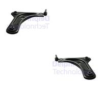 DELPHI Set Braccio Oscillante Sinistra Destra per Peugeot 208 Ca _ Cc _ Citroën