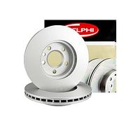 2x Disco freno ventilato BG4716C DELPHI per PEUGEOT CITROËN DS OPEL