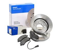 DELPHI Set Freni Dischi Freno Anteriori Ventilati + Pastiglie Freno per VW Audi