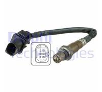 DELPHI Sonda Controllo Lambda Adatto A per Peugeot 207 Cc 1.6 16V 1.4