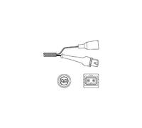 DELPHI Sonda lambda ES10240-12B1 riscaldato davanti al catalizzatore 985mm Compatibilità con VW GOLF II 19E, 1G1 Jetta II 19E, 1G2, 165 SCIROCCO 53B Passat Variant 33B, AUDI 80 Sedan 8C2, B4