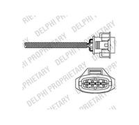 Sonda lambda DELPHI ES10791-12B1