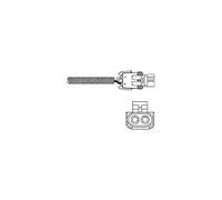 DELPHI Sonda lambda ES10989-12B1 Sonda a dito non riscaldato davanti al catalizzatore 380mm Compatibilità con RENAULT TWINGO I C06 CLIO I B/C57, 5/357 RAPID Furgonato F40, G40 TWINGO I Furgonato S06